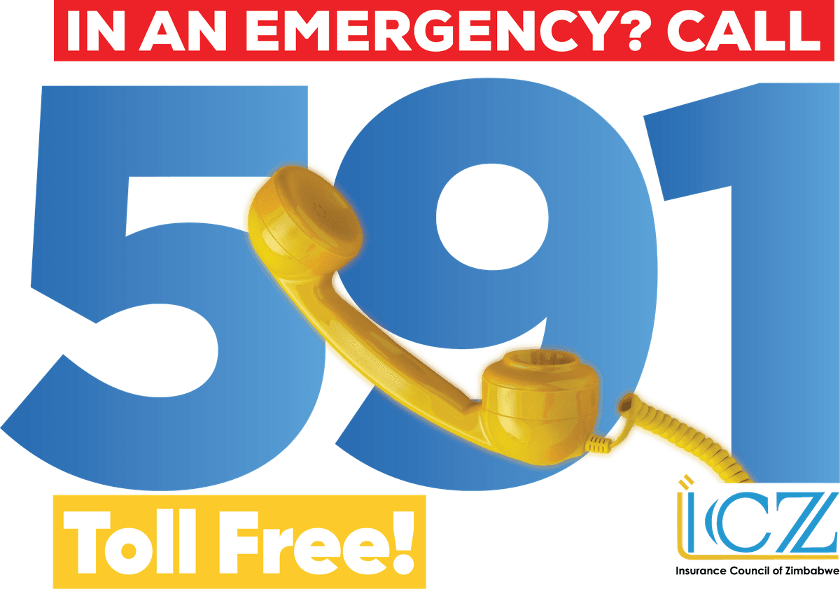 The ICZ 591 toll-free emergency line campaign lockup
